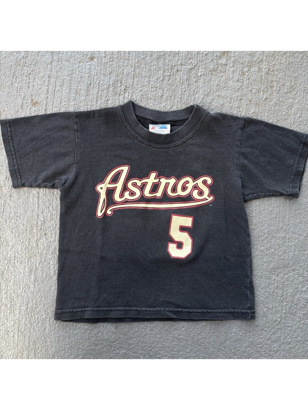 Vintage 90s Houston Astros Jeff Bagwell #5 Shirt KIDS 3T Majestic